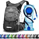 Mothybot Hydration Pack, Insulated Hydration Backpack with 2L BPA Free Water Bladder and Storage, Hiking Backpack for Men, Women, Kids for Running, Cycling, Camping – Keep Liquid Cool up to 5 Hours